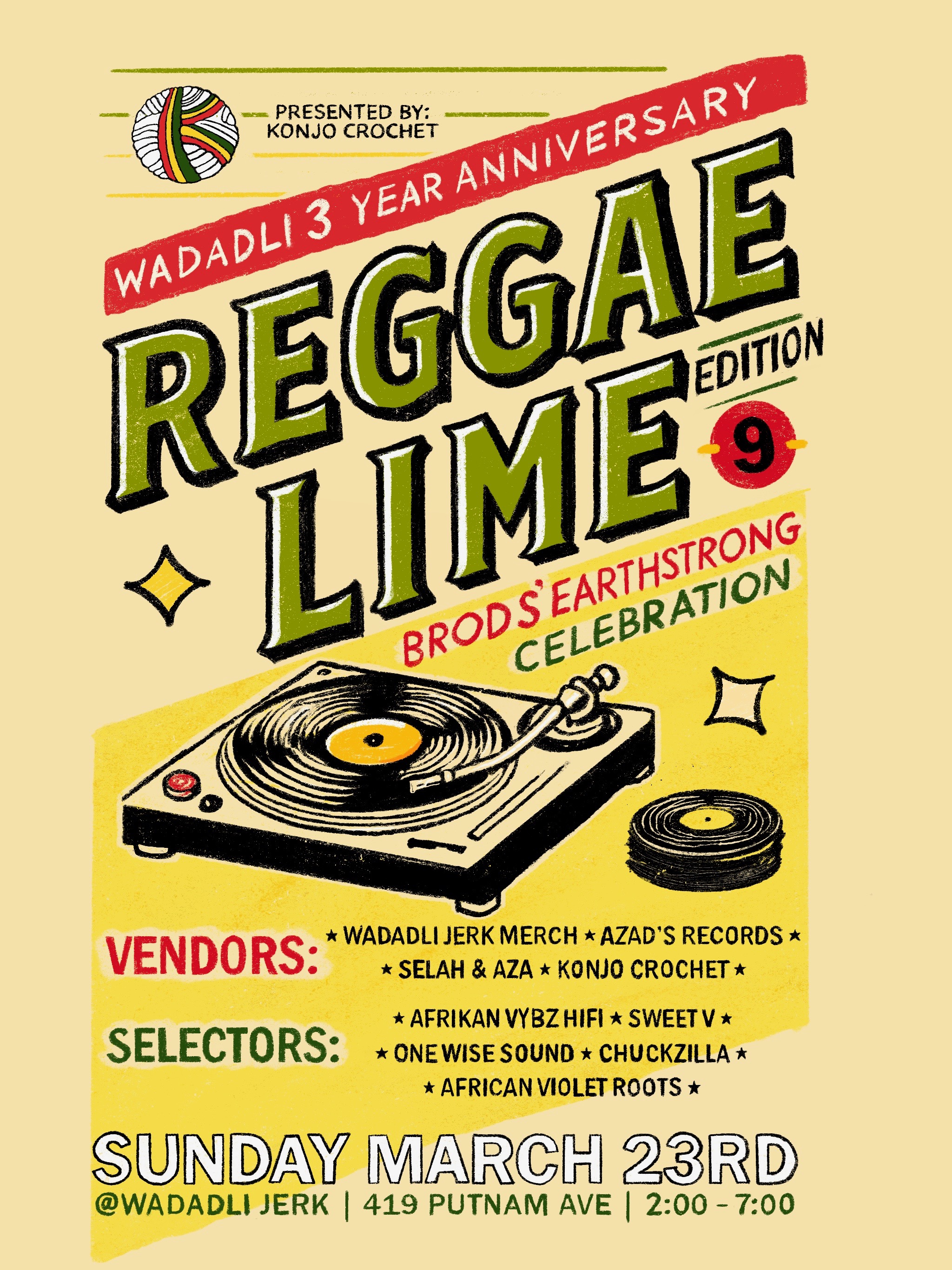 3rd Year Anniversary 2025 Reggae Lime Edition