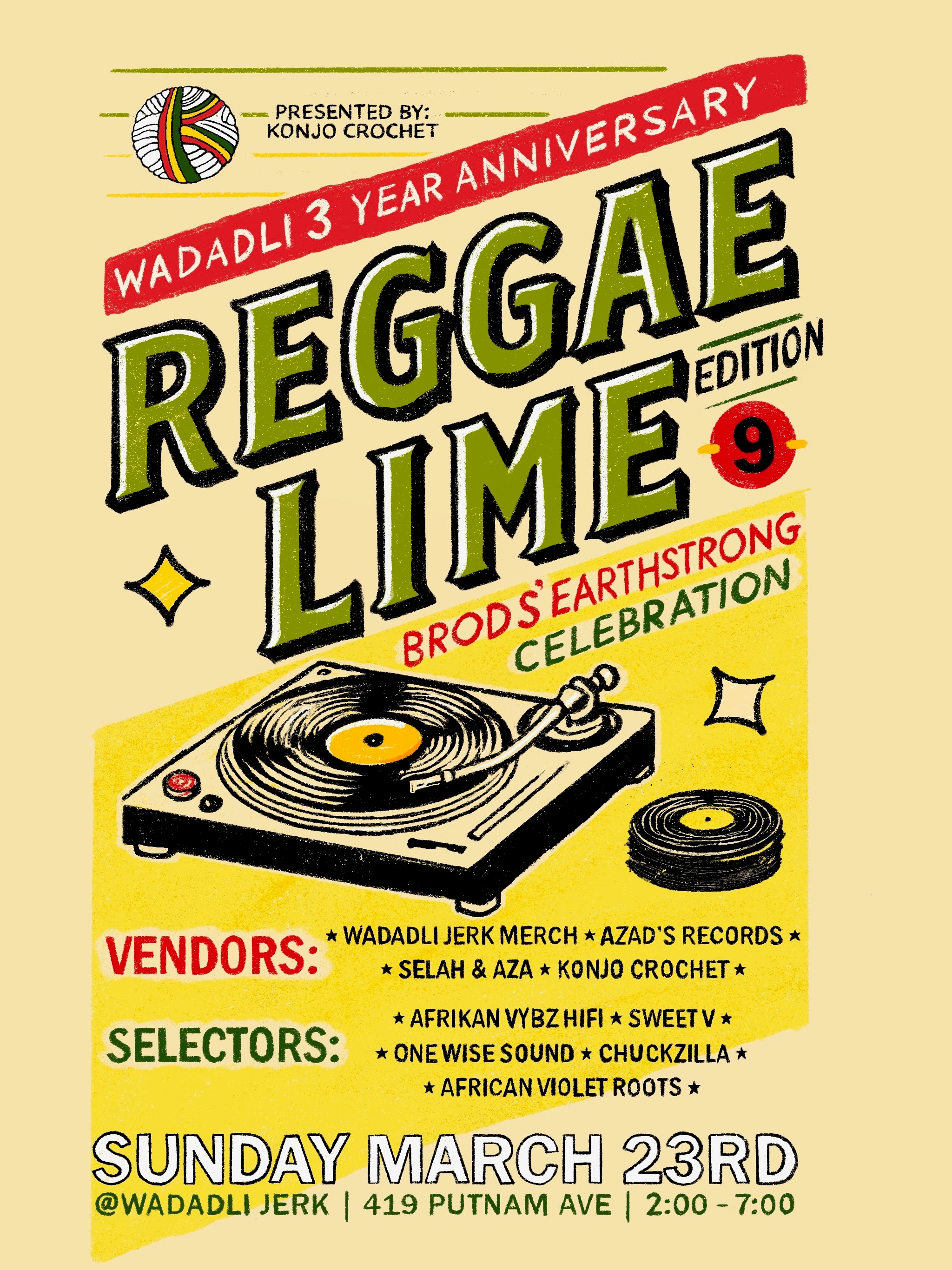 3rd Year Anniversary 2025 Reggae Lime Edition
